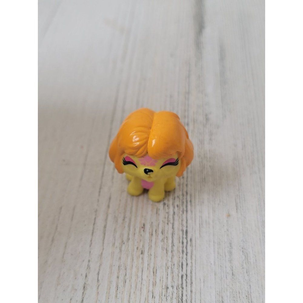 SML mini‎ orange dog glitter Wing pet toy figure